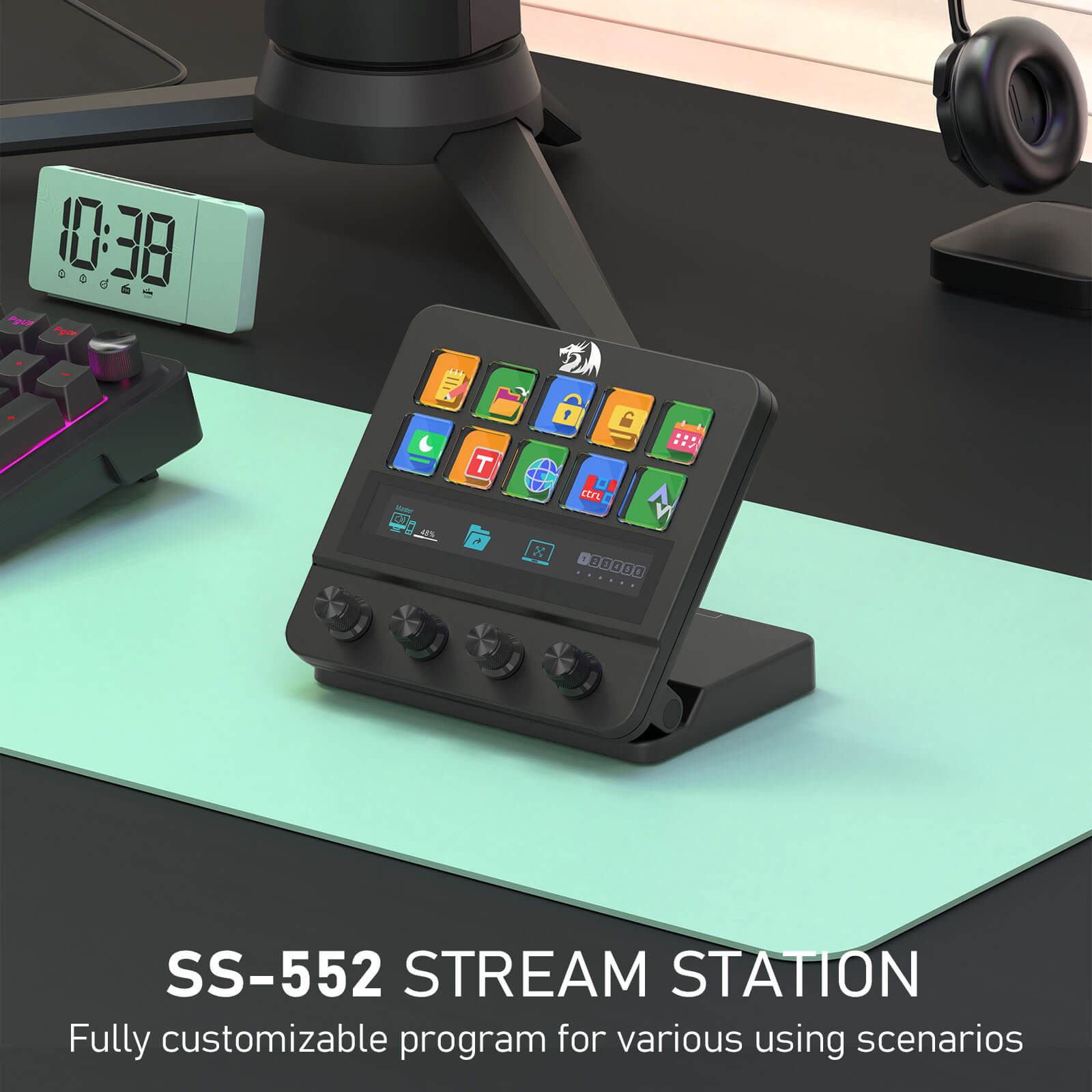 Redragon SS-552 Dek Pengawal Penstriman