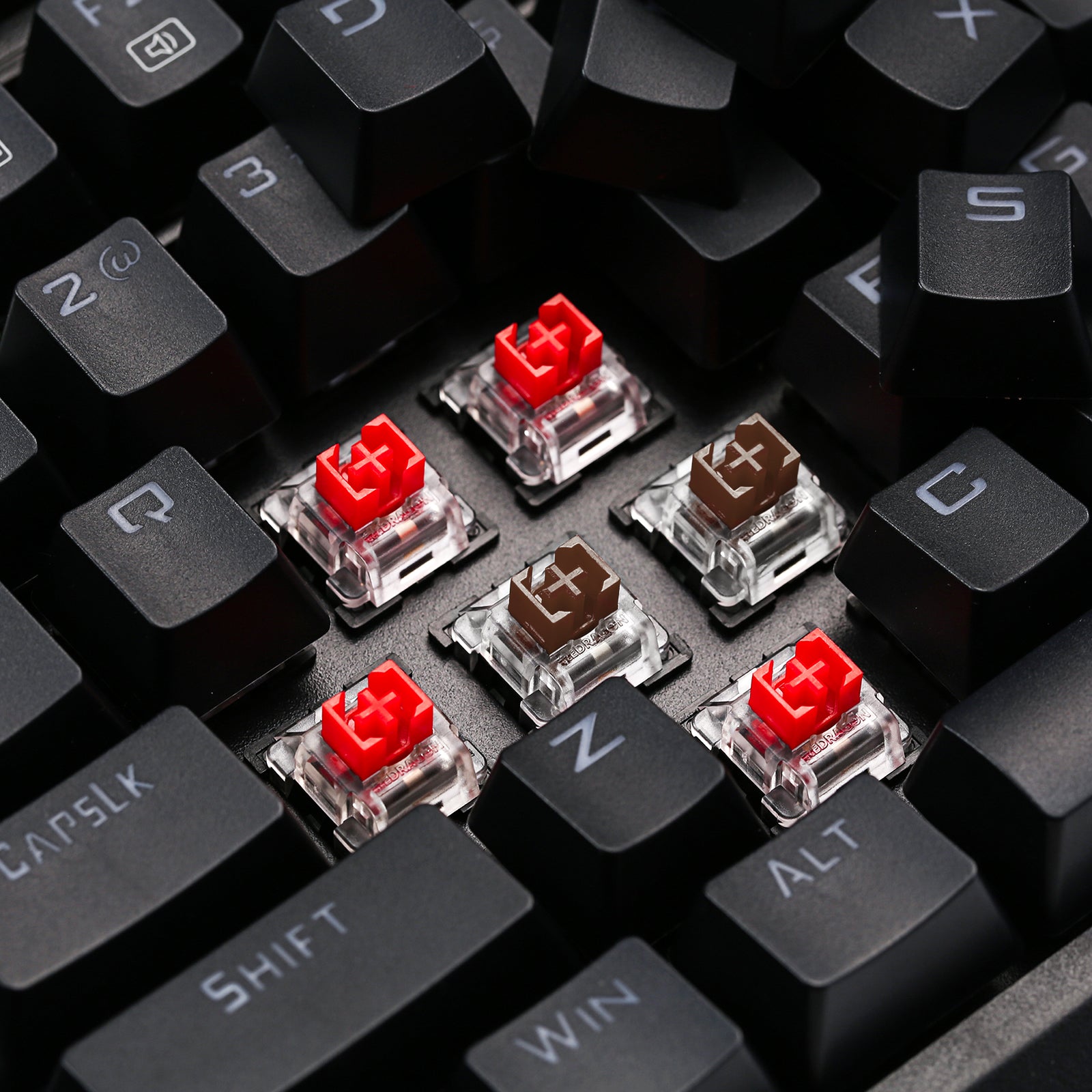 Redragon K596 VISHNU 87 Keys TKL Wired RGB Mechanical Gaming Keyboard