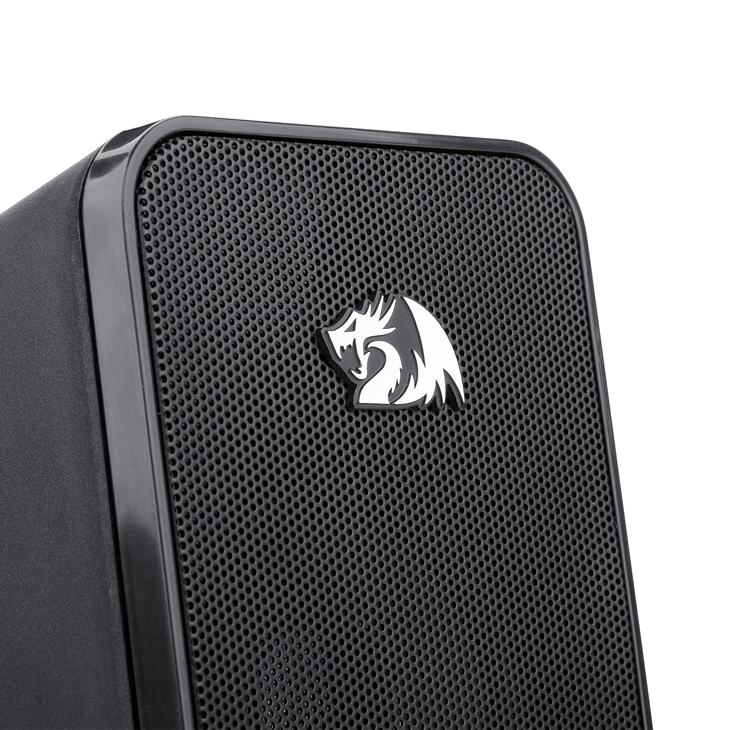 Redragon GS500 Stentor Pembesar Suara Permainan PC, Pembesar Suara Komputer Desktop Stereo 2.0 Saluran dengan Lampu Latar Merah