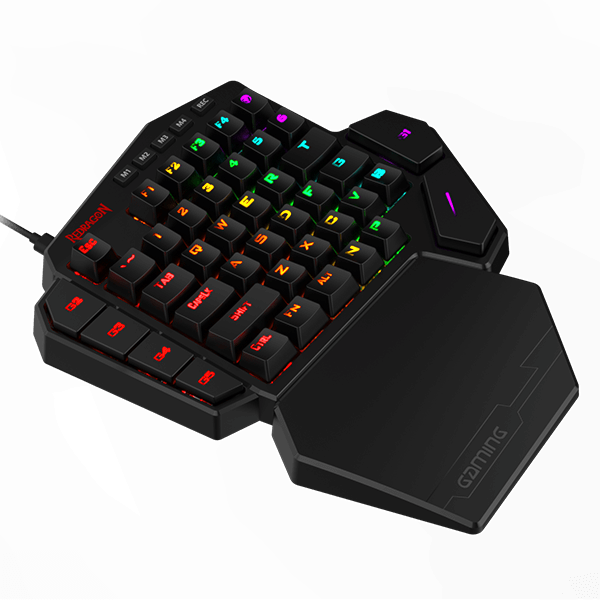 Redragon K585 DITI One-Handed RGB Mechanical Gaming Keyboard Brown Switches 5