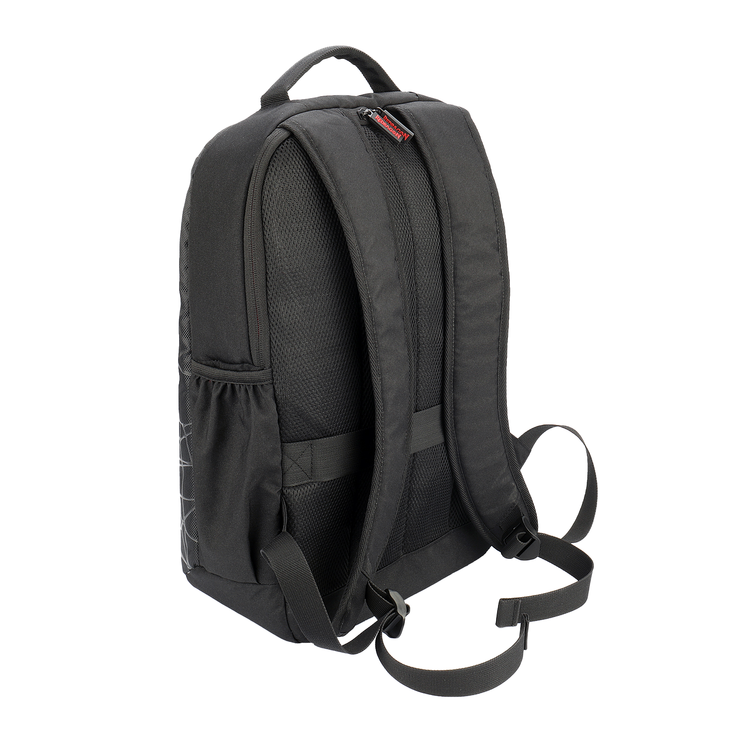 Beg Galas Komputer Riba Kembara Redragon GB-76, Beg Galas Permainan Komputer Stesen Kerja Perniagaan dengan Pelapik Fabrik Dua Lapisan Tahan Lama, Cetakan Logo Garis Moden & Poket Depan Besar, Sesuai untuk Komputer Riba Sehingga 18"