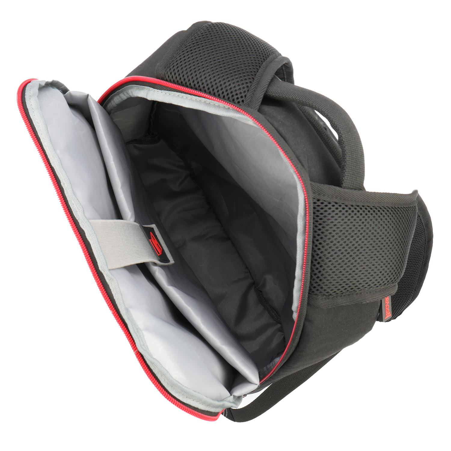 Beg Galas Komputer Riba Kembara Redragon GB-76, Beg Galas Permainan Komputer Stesen Kerja Perniagaan dengan Pelapik Fabrik Dua Lapisan Tahan Lama, Cetakan Logo Garis Moden & Poket Depan Besar, Sesuai untuk Komputer Riba Sehingga 18"