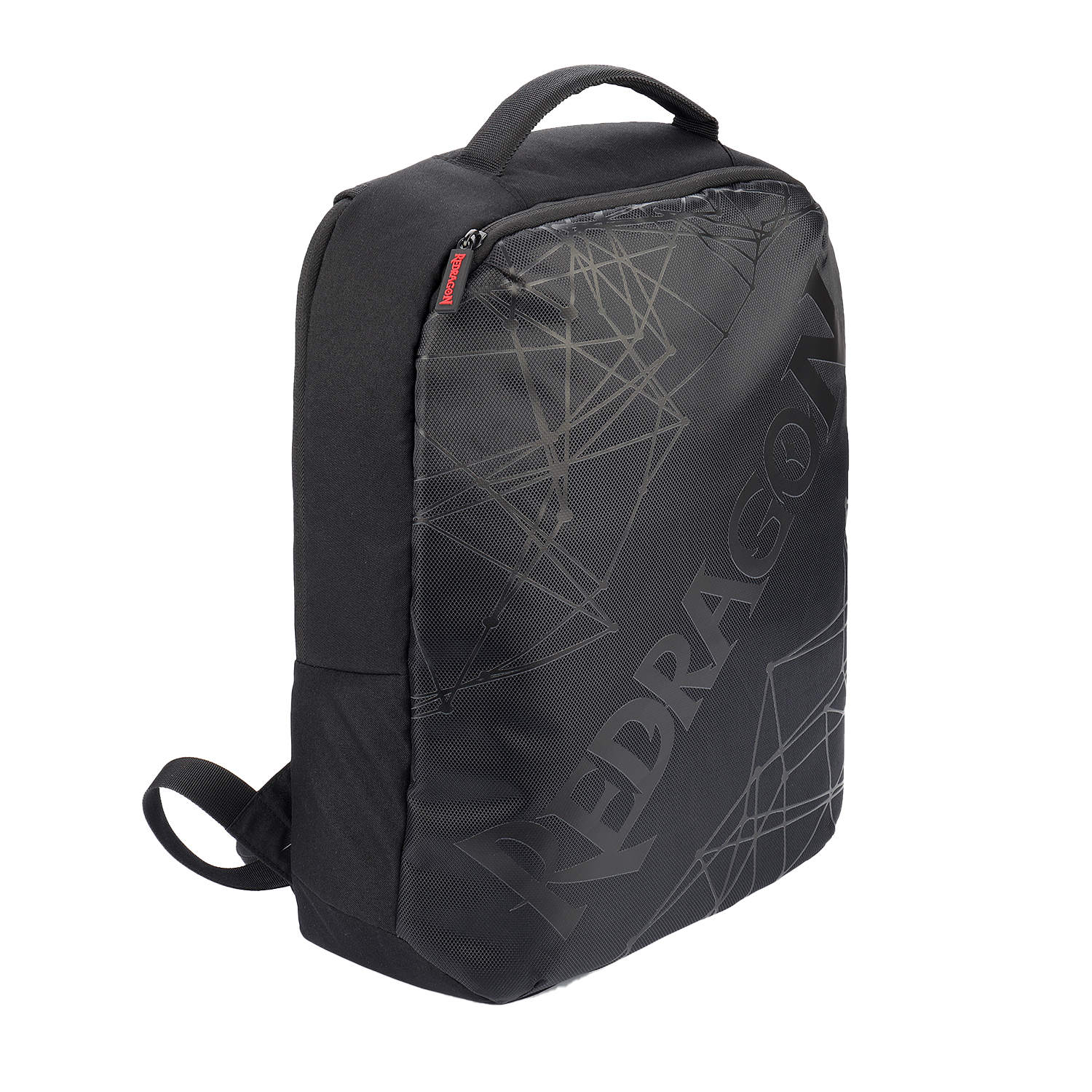 Beg Galas Komputer Riba Kembara Redragon GB-76, Beg Galas Permainan Komputer Stesen Kerja Perniagaan dengan Pelapik Fabrik Dua Lapisan Tahan Lama, Cetakan Logo Garis Moden & Poket Depan Besar, Sesuai untuk Komputer Riba Sehingga 18"