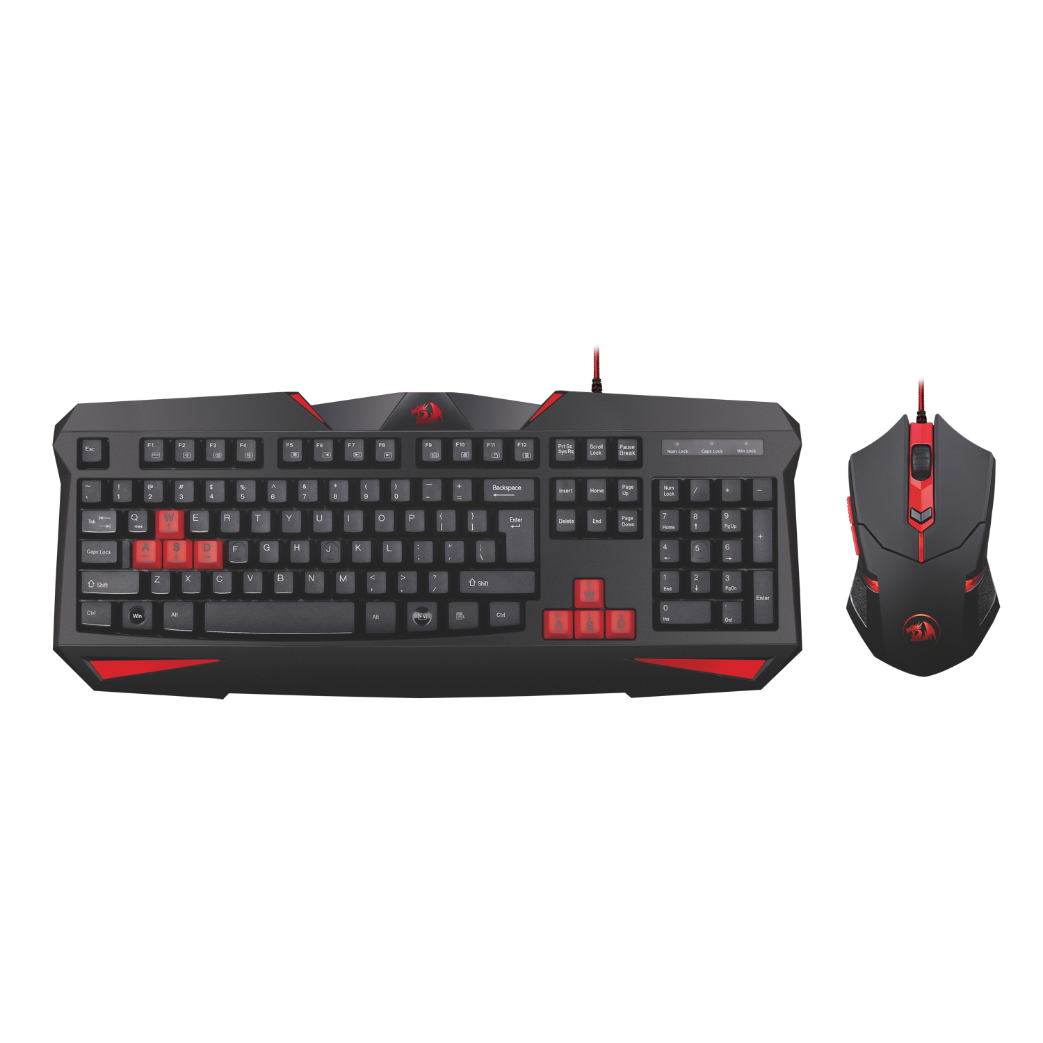Redragon VAJRA&CENTROPHORUS SET S101-2 SET PAPAN KEKUNCI&TETIKUS PERMAINAN