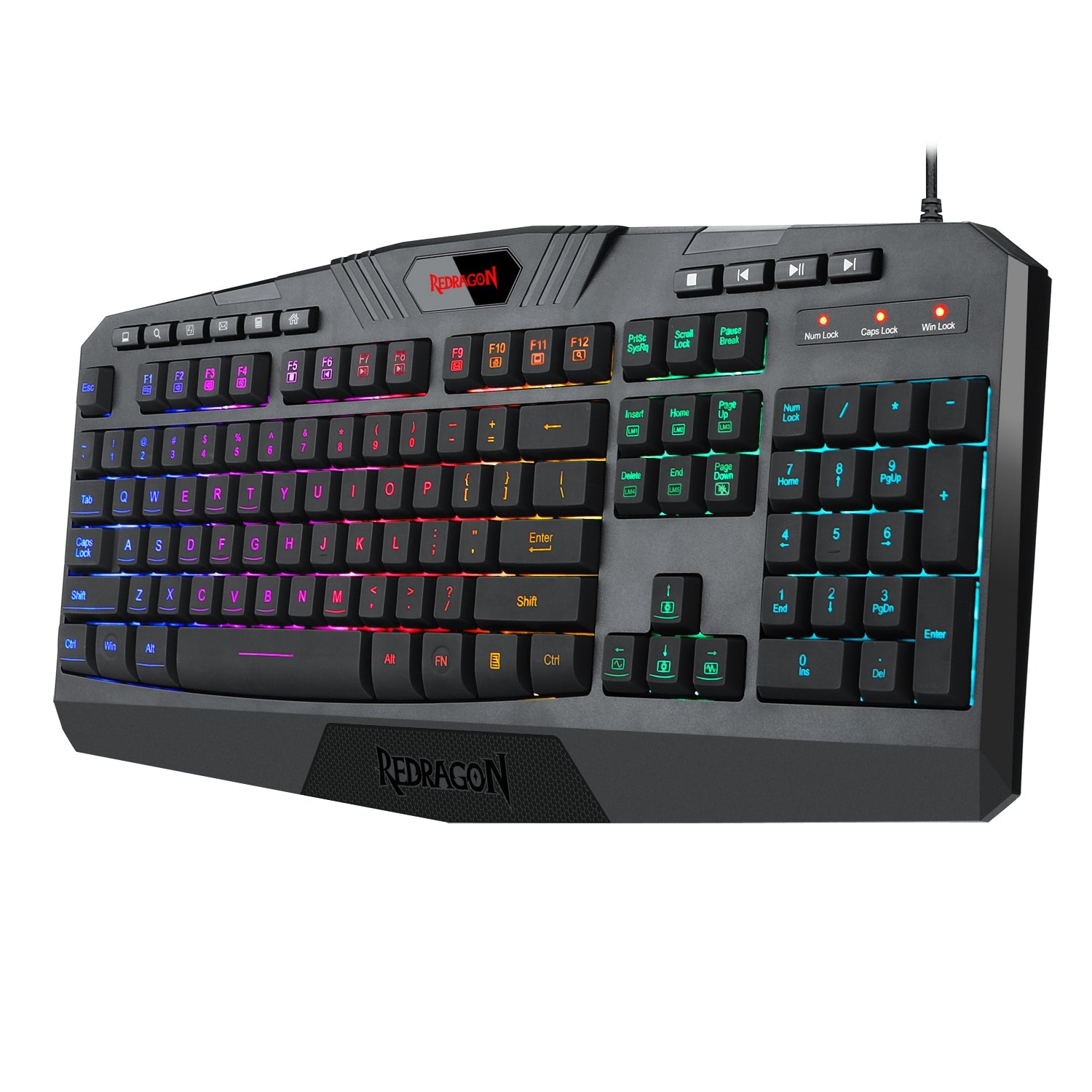 PAPAN KEKUNCI PERMAINAN Redragon K503RGB dan TETIKUS PERMAINAN M601-RGB