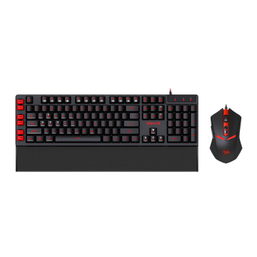 SET PAPAN KEKUNCI & TETIKUS REDRAGON YAKSA&NEMEANLION S102 UNTUK PERMAINAN