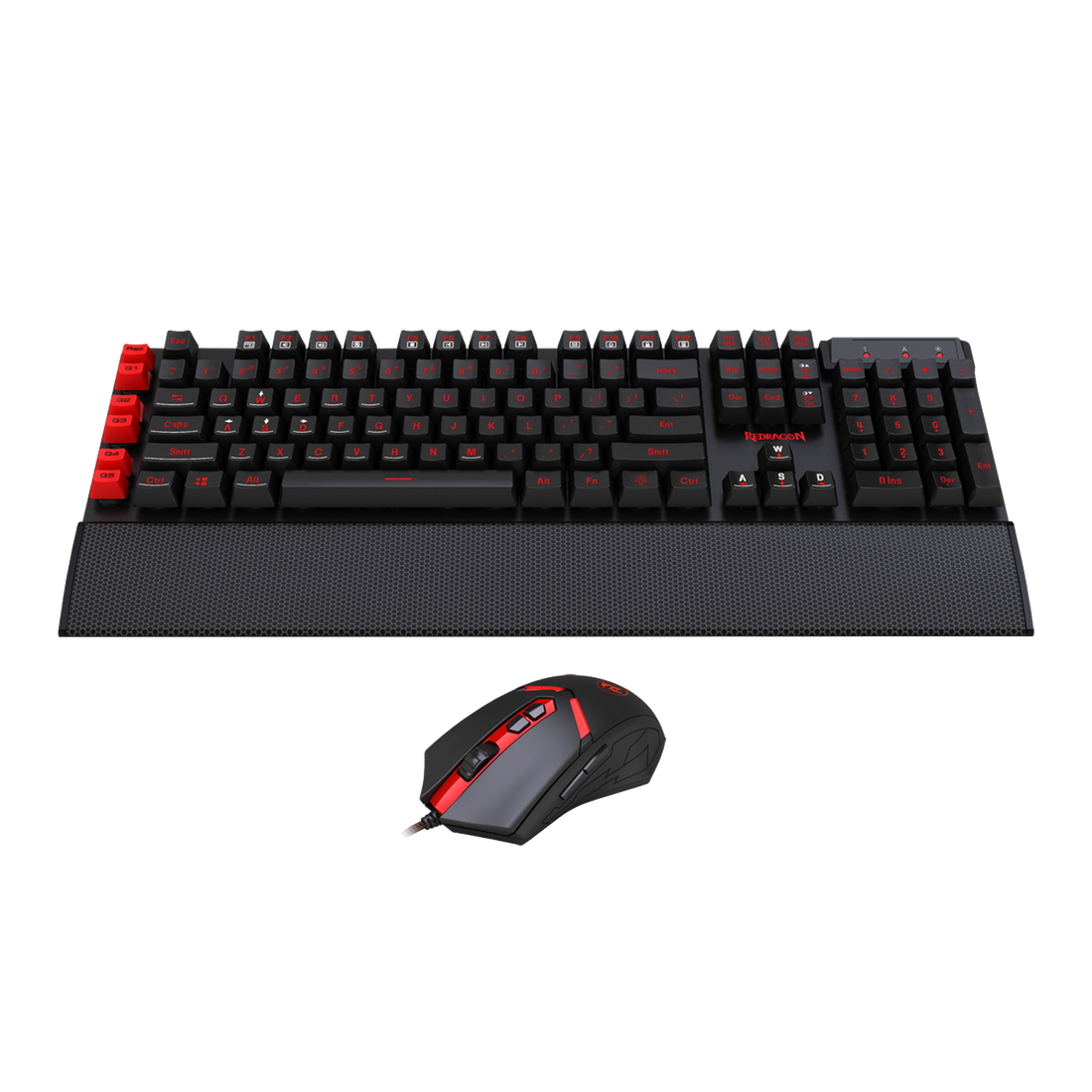 SET PAPAN KEKUNCI & TETIKUS REDRAGON YAKSA&NEMEANLION S102 UNTUK PERMAINAN