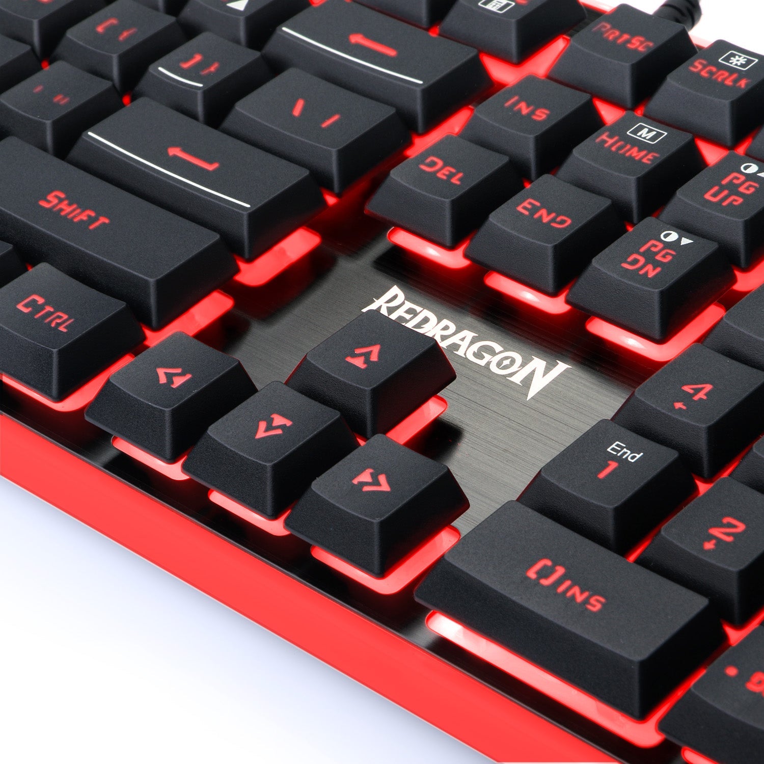 Papan Kekunci Permainan Redragon S107, Tetikus, Pad Tetikus, Papan Kekunci LED RGB 104 Kekunci Rasa Mekanikal, Tetikus Berwayar 3200 DPI, Pad Tetikus Besar untuk Permainan Komputer PC - [Set Pad Tetikus Papan Kekunci]
