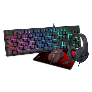 Redragon Essentials S107P-BA 4 dalam 1 Pakej Permainan