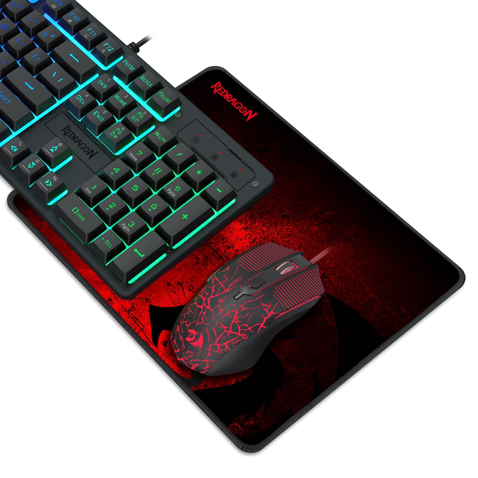 Redragon Essentials S107P-BA 4 dalam 1 Pakej Permainan