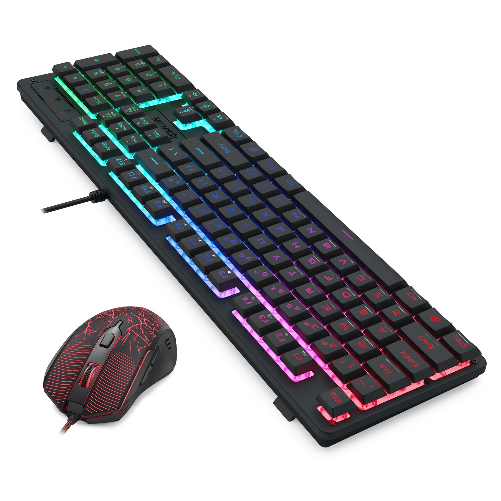 Redragon Essentials S107P-BA 4 dalam 1 Pakej Permainan