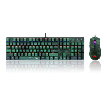 Redragon CAMINC ESSENTIALS S108 PAPAN KEKUNCI & TETIKUS 2 DALAM SATU SET