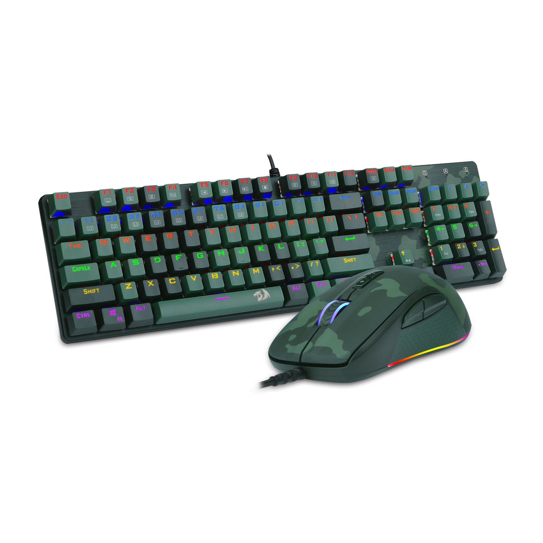 Redragon CAMINC ESSENTIALS S108 PAPAN KEKUNCI & TETIKUS 2 DALAM SATU SET