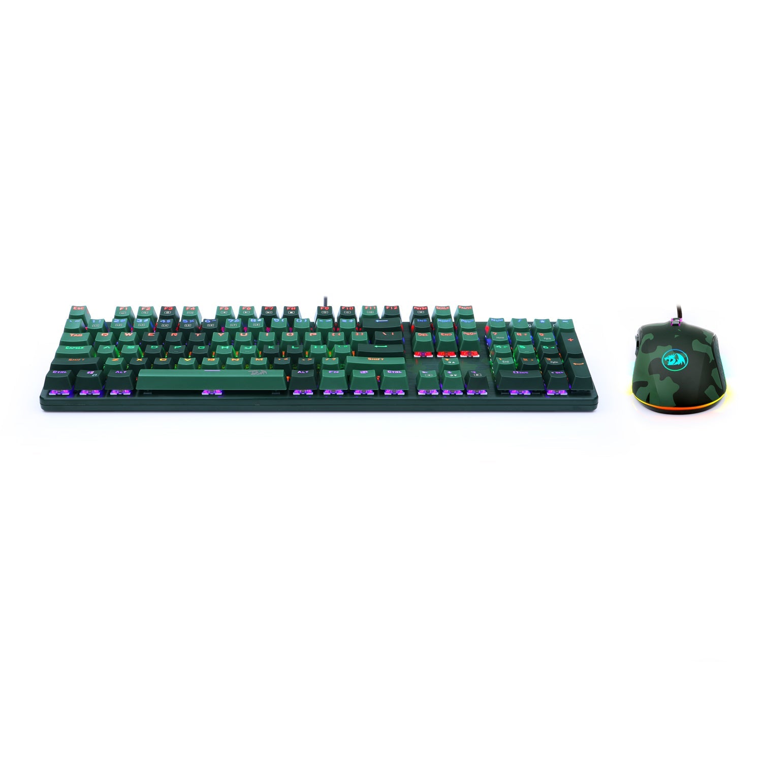 Redragon CAMINC ESSENTIALS S108 PAPAN KEKUNCI & TETIKUS 2 DALAM SATU SET