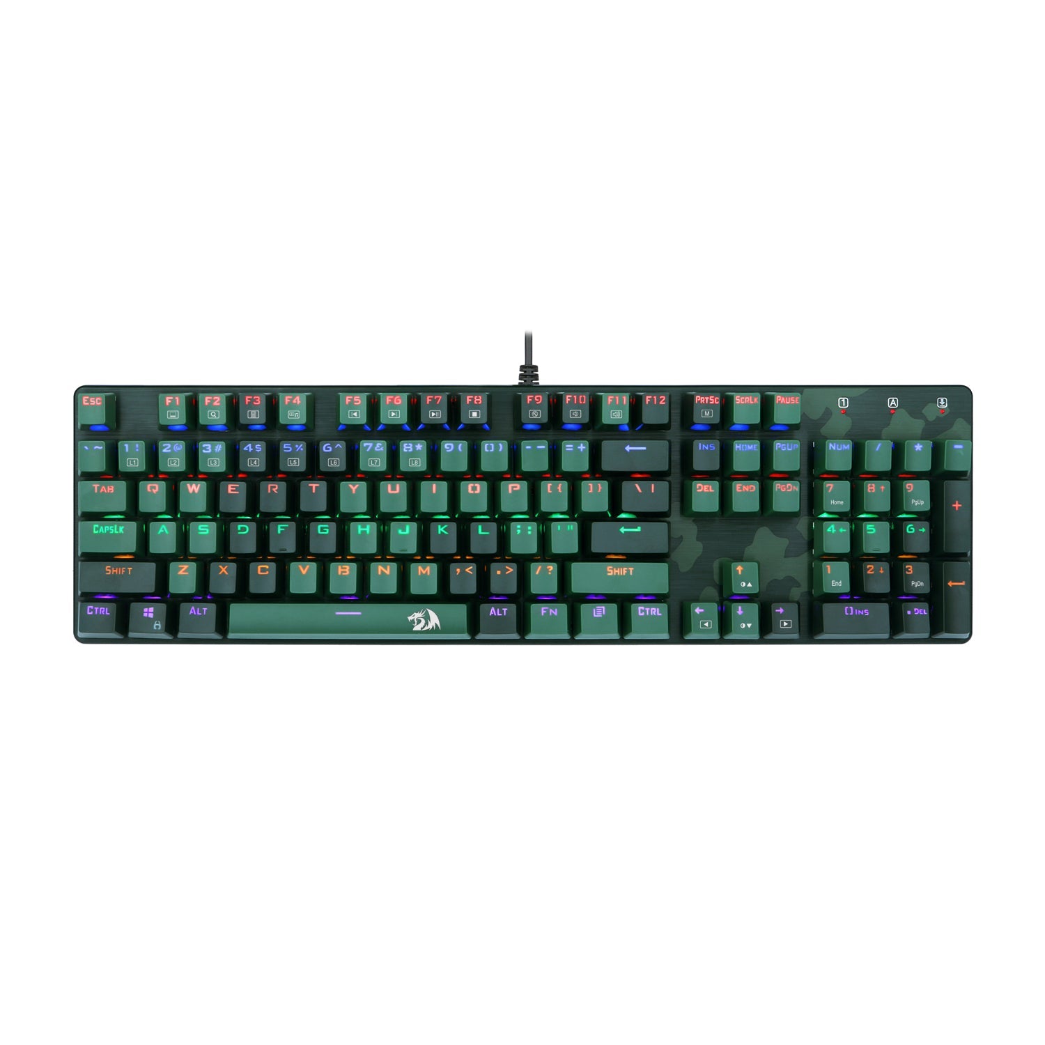 Redragon CAMINC ESSENTIALS S108 PAPAN KEKUNCI & TETIKUS 2 DALAM SATU SET