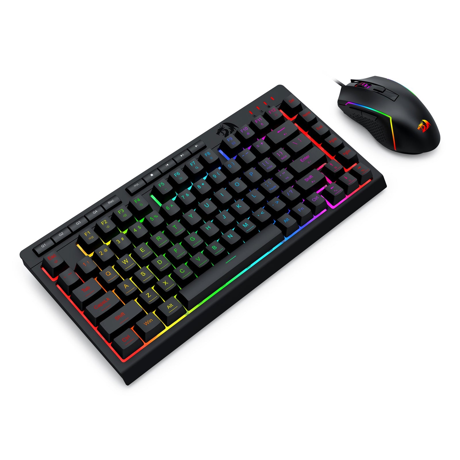 BUNDEL PAPAN KEKUNCI & TETIKUS BERWAYAR GAMING ESSENTIAL S155-RGB