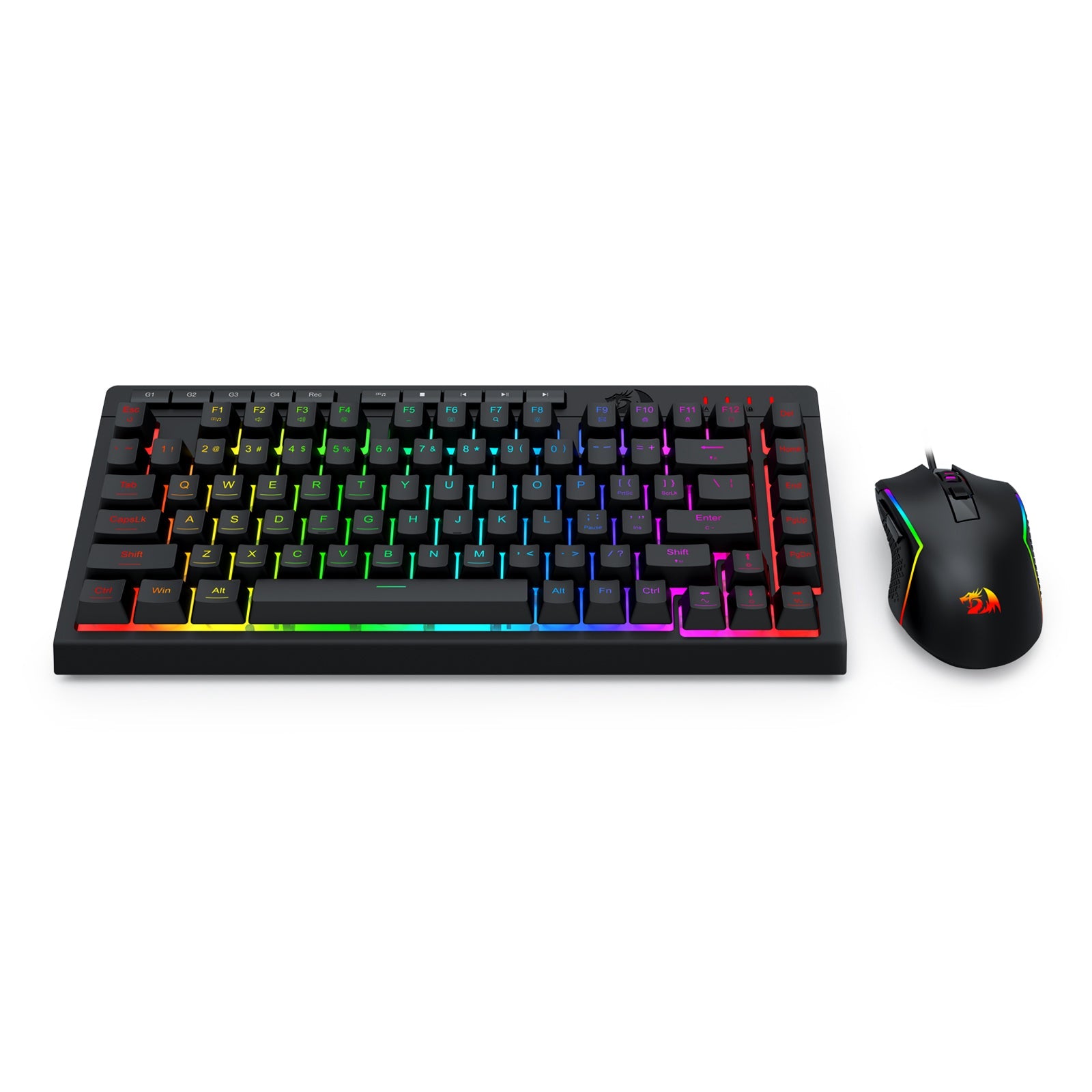 BUNDEL PAPAN KEKUNCI & TETIKUS BERWAYAR GAMING ESSENTIAL S155-RGB