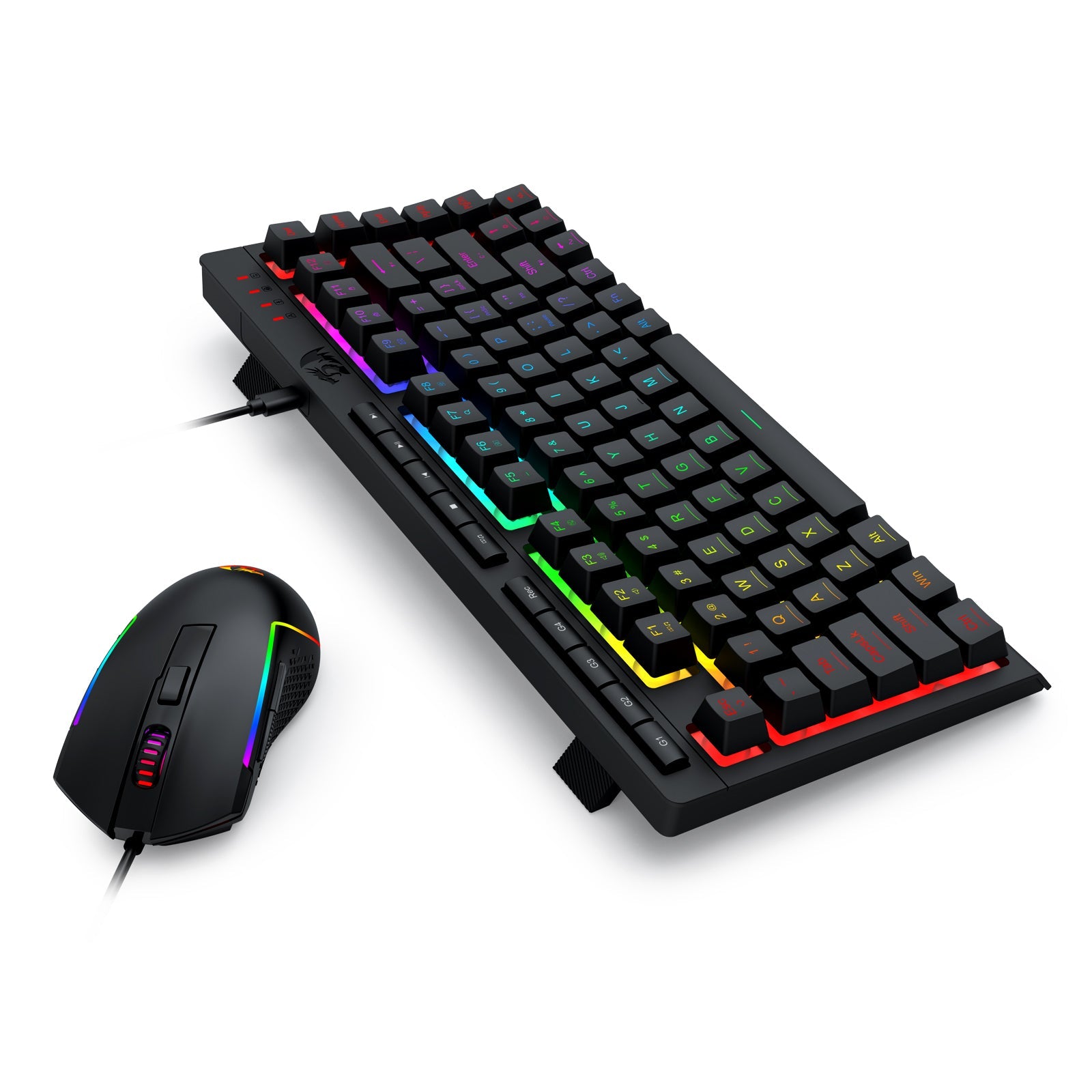 BUNDEL PAPAN KEKUNCI & TETIKUS BERWAYAR GAMING ESSENTIAL S155-RGB