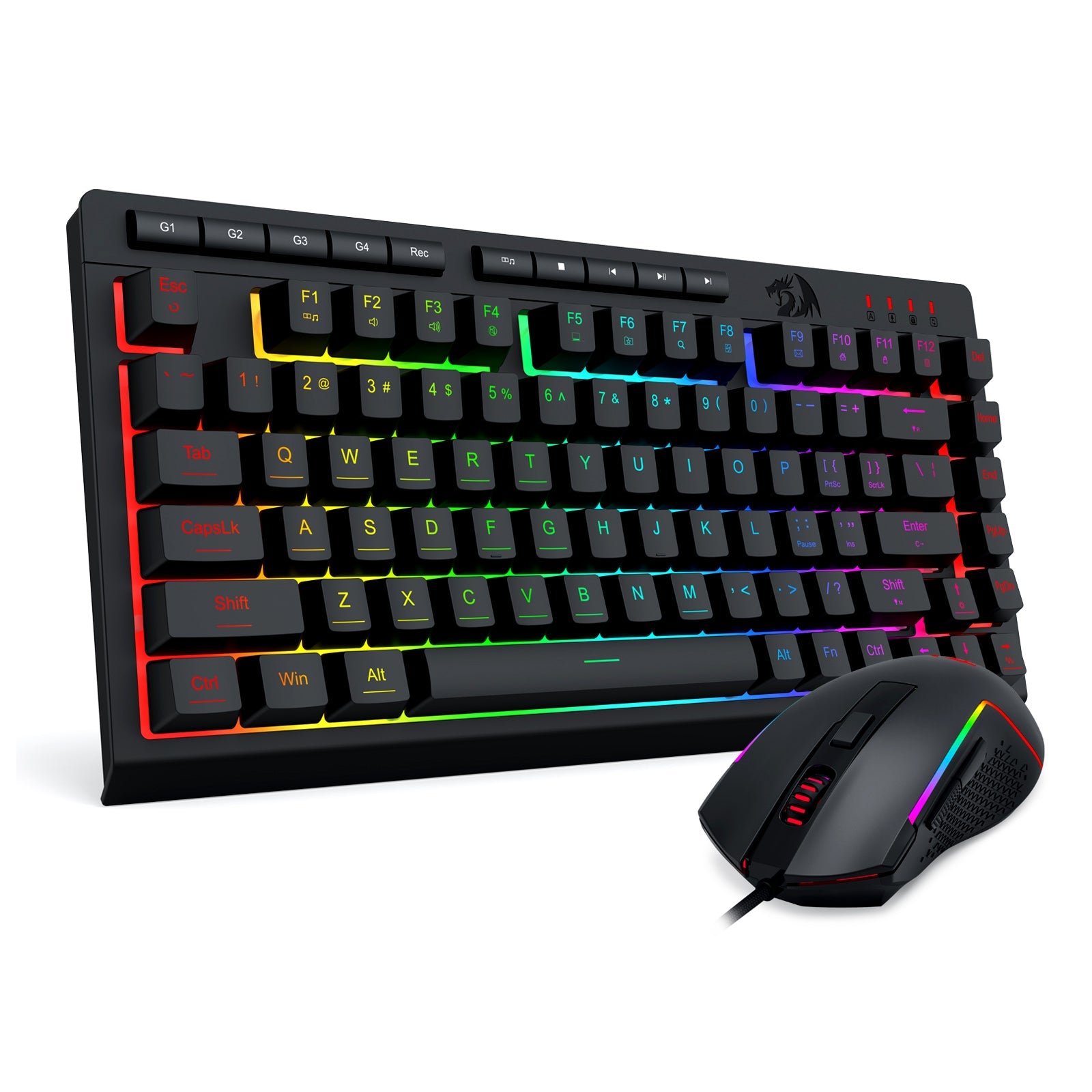 BUNDEL PAPAN KEKUNCI & TETIKUS BERWAYAR GAMING ESSENTIAL S155-RGB