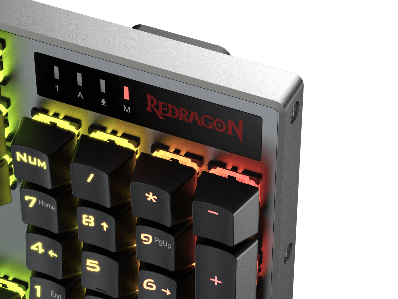 Papan Kekunci Gaming RGB Wayarles Dinaik Taraf Redragon K556 PRO, Papan Kekunci Mekanikal Aluminium Tri-Mod BT/2.4Ghz dengan Sambungan Tanpa Lengah, Suis Merah Senyap Linear Boleh Tukar Panas