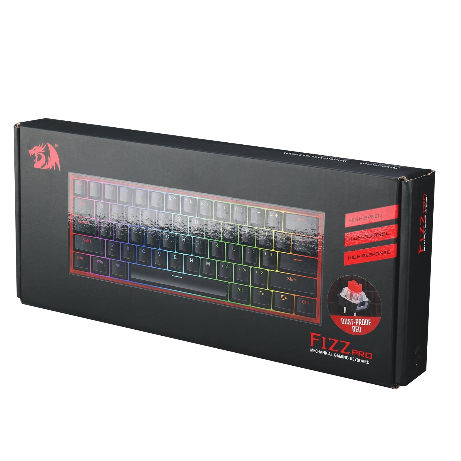 Papan Kekunci Mekanikal Redragon K616RGB-B 61 Kekunci
