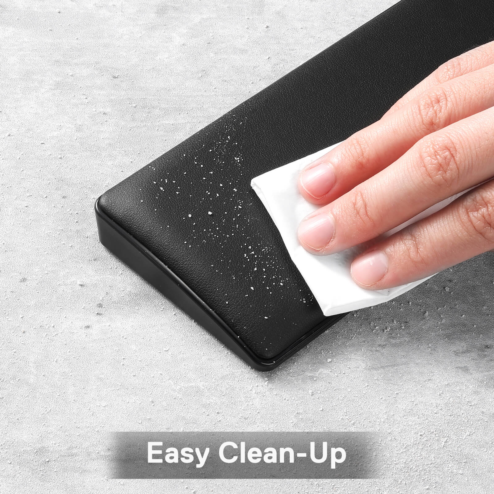 Pad Rehat Pergelangan Tangan Papan Kekunci Komputer Redragon, Sokongan Pergelangan Tangan Buih Memori Lembut Ergonomik dengan Tapak Getah Anti-Gelincir