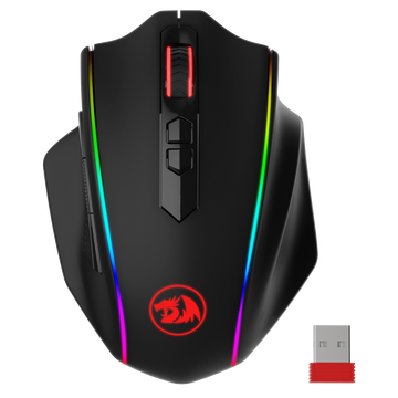 Tetikus Permainan Wayarles Redragon M686 VAMPIRE ELITE, Tetikus Pemain Berkabel/Tanpa Wayar 16000 DPI dengan Penderia Profesional