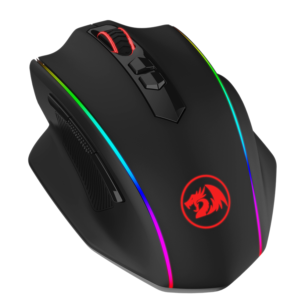 Tetikus Permainan Wayarles Redragon M686 VAMPIRE ELITE, Tetikus Pemain Berkabel/Tanpa Wayar 16000 DPI dengan Penderia Profesional