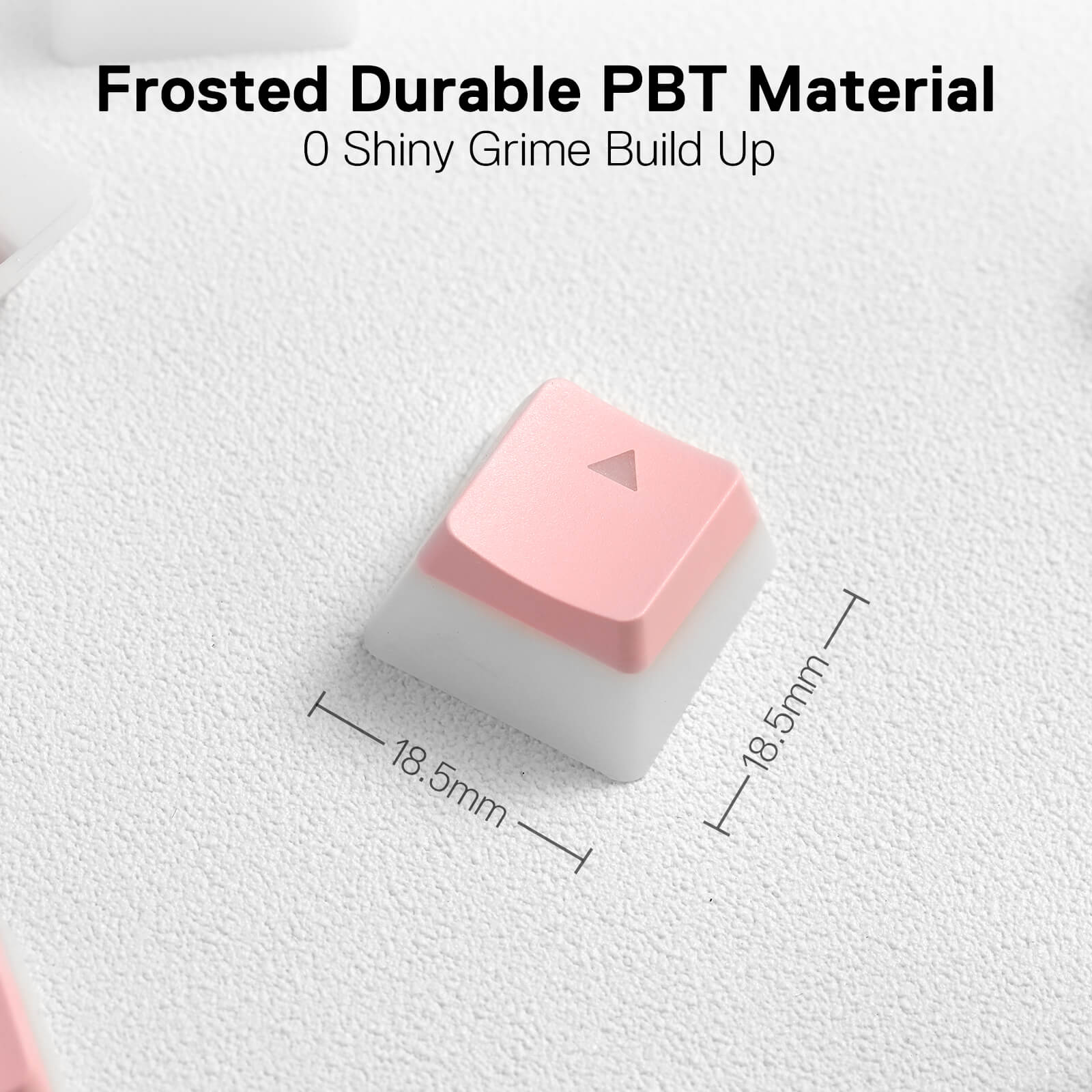 Redragon A130 Pudding Keycaps, Set Keycap PBT Doubleshot 104 Kekunci Standard dengan Lapisan Lut Sinar untuk Papan Kekunci Mekanikal, Profil OEM, Tatatur ANSI Bahasa Inggeris (AS)