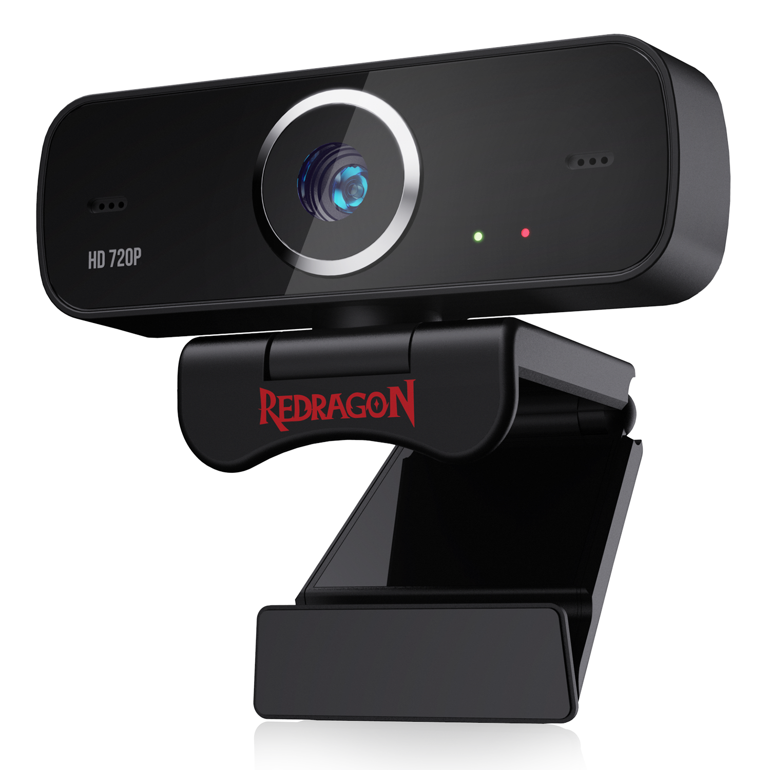 Kamera Web Redragon GW600 720P dengan Mikrofon Dwi terbina dalam Putaran 360 Darjah - Kamera Web Komputer USB 2.0 Skype