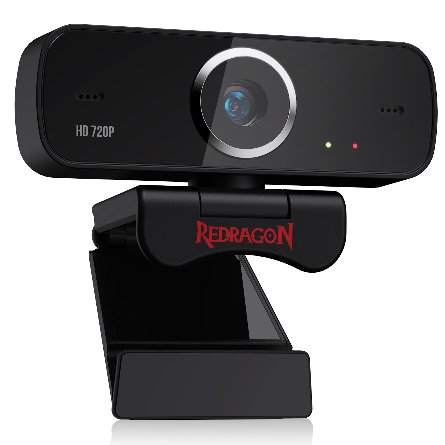 Kamera Web Redragon GW600 720P dengan Mikrofon Dwi terbina dalam Putaran 360 Darjah - Kamera Web Komputer USB 2.0 Skype