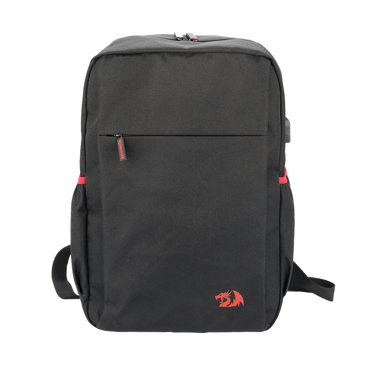 Redragon GB-82 Beg Galas Komputer Riba Kembara, Beg Galas Permainan Komputer Stesen Kerja Perniagaan dengan Pelapik Fabrik Dua Lapisan Tahan Lama, Soket USB & Poket Hadapan Besar, Muat Komputer Riba Sehingga 18 Inci