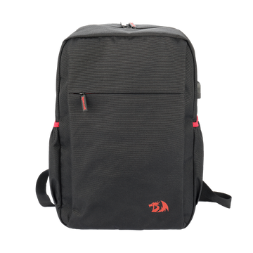Redragon GB-82 Beg Galas Komputer Riba Kembara, Beg Galas Permainan Komputer Stesen Kerja Perniagaan dengan Pelapik Fabrik Dua Lapisan Tahan Lama, Soket USB & Poket Hadapan Besar, Muat Komputer Riba Sehingga 18 Inci
