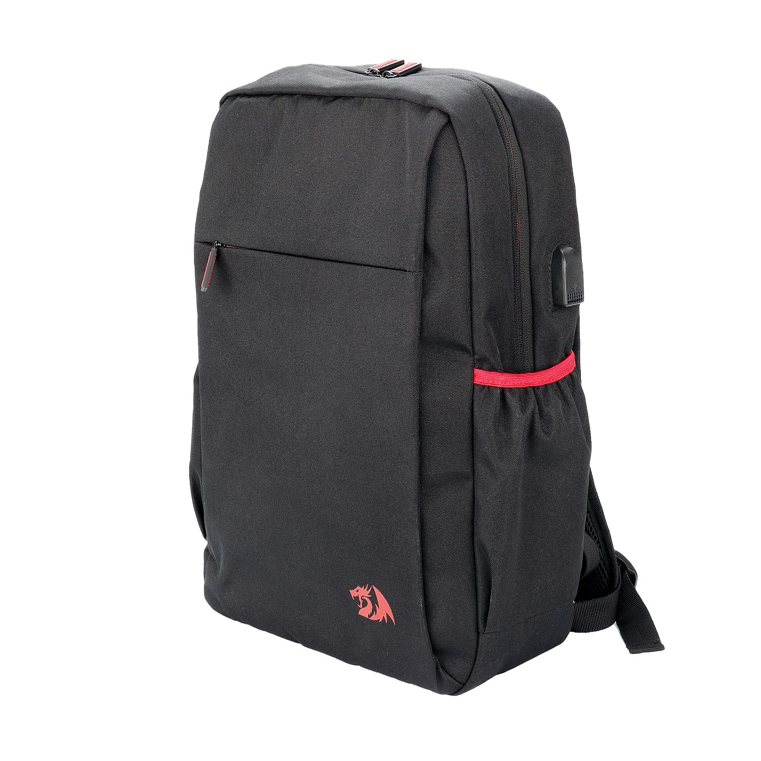 Redragon GB-82 Beg Galas Komputer Riba Kembara, Beg Galas Permainan Komputer Stesen Kerja Perniagaan dengan Pelapik Fabrik Dua Lapisan Tahan Lama, Soket USB & Poket Hadapan Besar, Muat Komputer Riba Sehingga 18 Inci