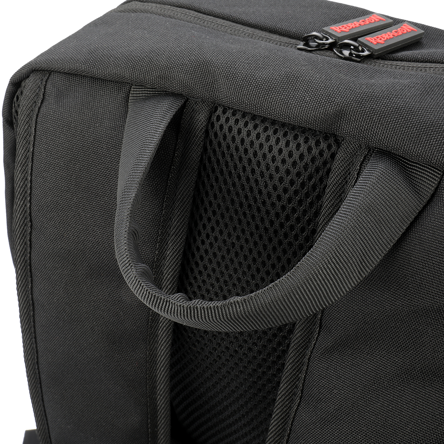 Redragon GB-82 Beg Galas Komputer Riba Kembara, Beg Galas Permainan Komputer Stesen Kerja Perniagaan dengan Pelapik Fabrik Dua Lapisan Tahan Lama, Soket USB & Poket Hadapan Besar, Muat Komputer Riba Sehingga 18 Inci