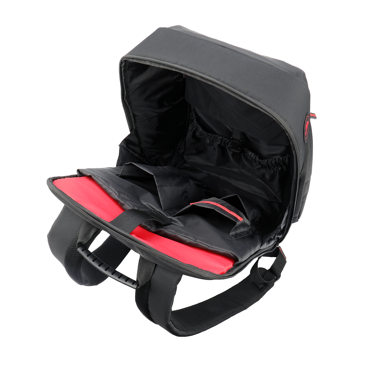 Redragon GB-94 Travel Laptop Backpack, Business Workstation Computer Gaming Backpack w/ Thickened Double-Layer Liner, Organized Extra Pockets Layer & Durable Leatheree Cover, Fits Up to 20" Laptop Brand: Redragon