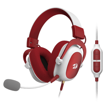Redragon H510 Zeus Xmas Alat Dengar Permainan Berwayar Edisi Krismas- Bunyi Keliling 7.1 - Sarung Kusyen Fabrik Bernafas - Pemacu 53MM
