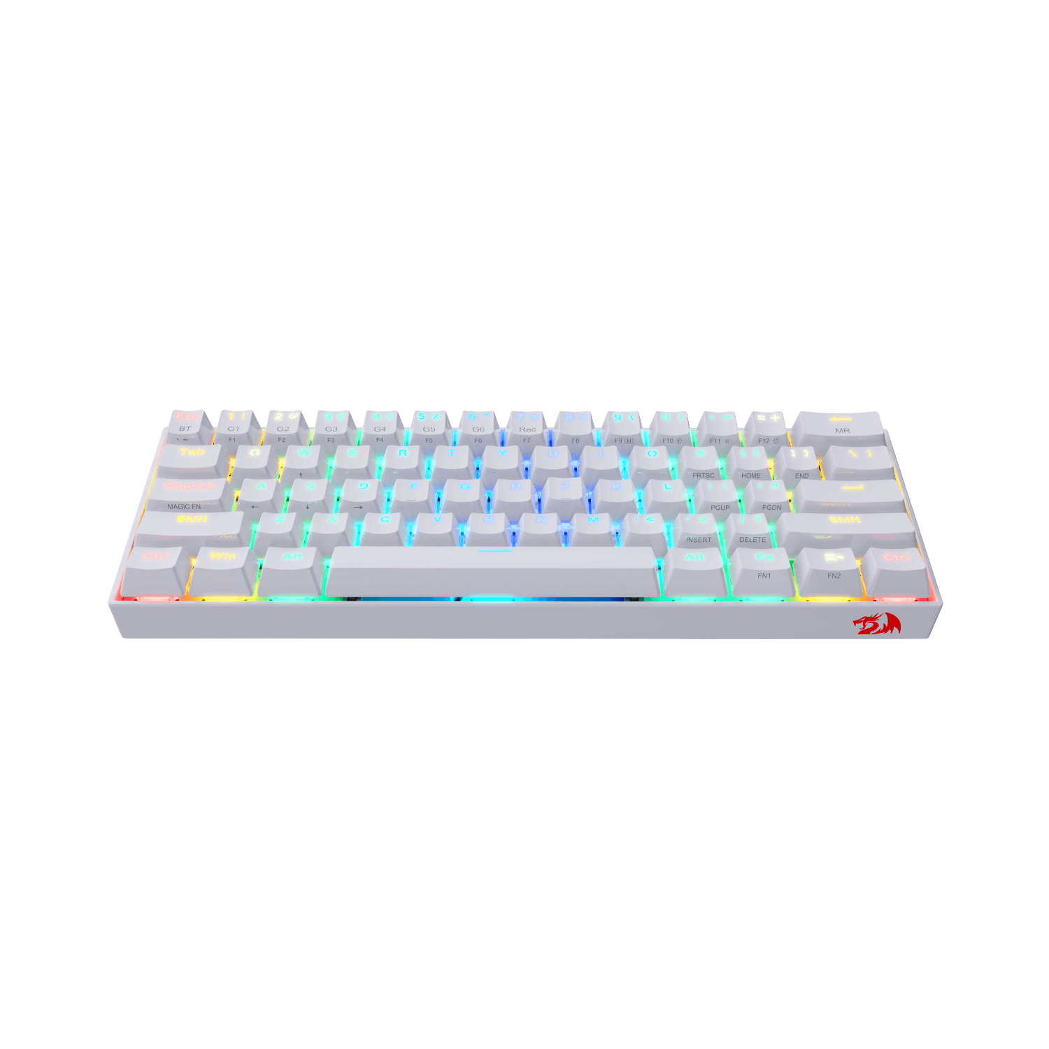 Gabungan Papan Kekunci Mekanikal Tanpa Wayar RGB 60% Redragon K530, Tetikus RGB Ringan M808 & Set Kepala Permainan H510