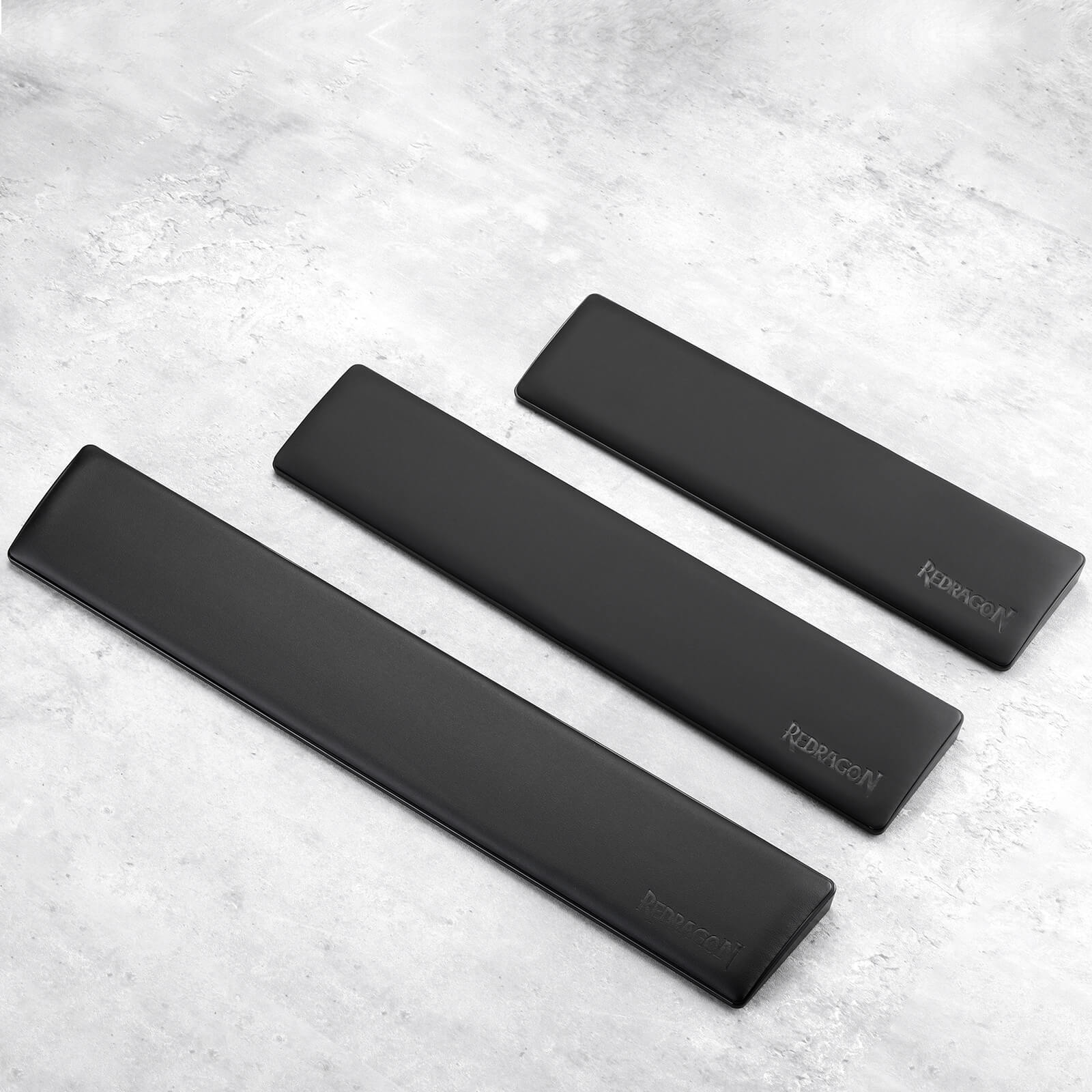Pad Rehat Pergelangan Tangan Papan Kekunci Komputer Redragon, Sokongan Pergelangan Tangan Buih Memori Lembut Ergonomik dengan Tapak Getah Anti-Gelincir