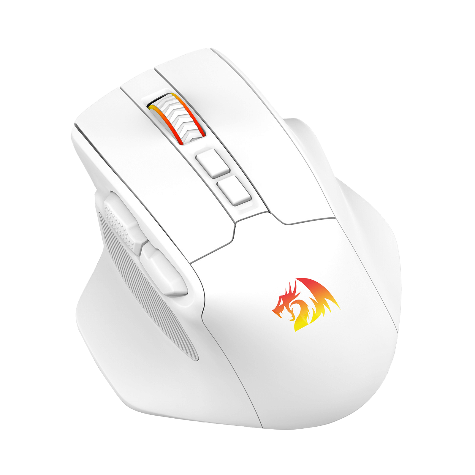 Tetikus Permainan Wayarles Redragon M806, 7 Butang Boleh Diprogramkan Tetikus Pemain RGB Berwayar dengan Sambungan 3 Mod, BT & Wayarles 2.4G, Binaan Genggaman Semula Jadi Ergonomik, Perisian Menyokong Ikatan Kunci & Lampu Latar DIY