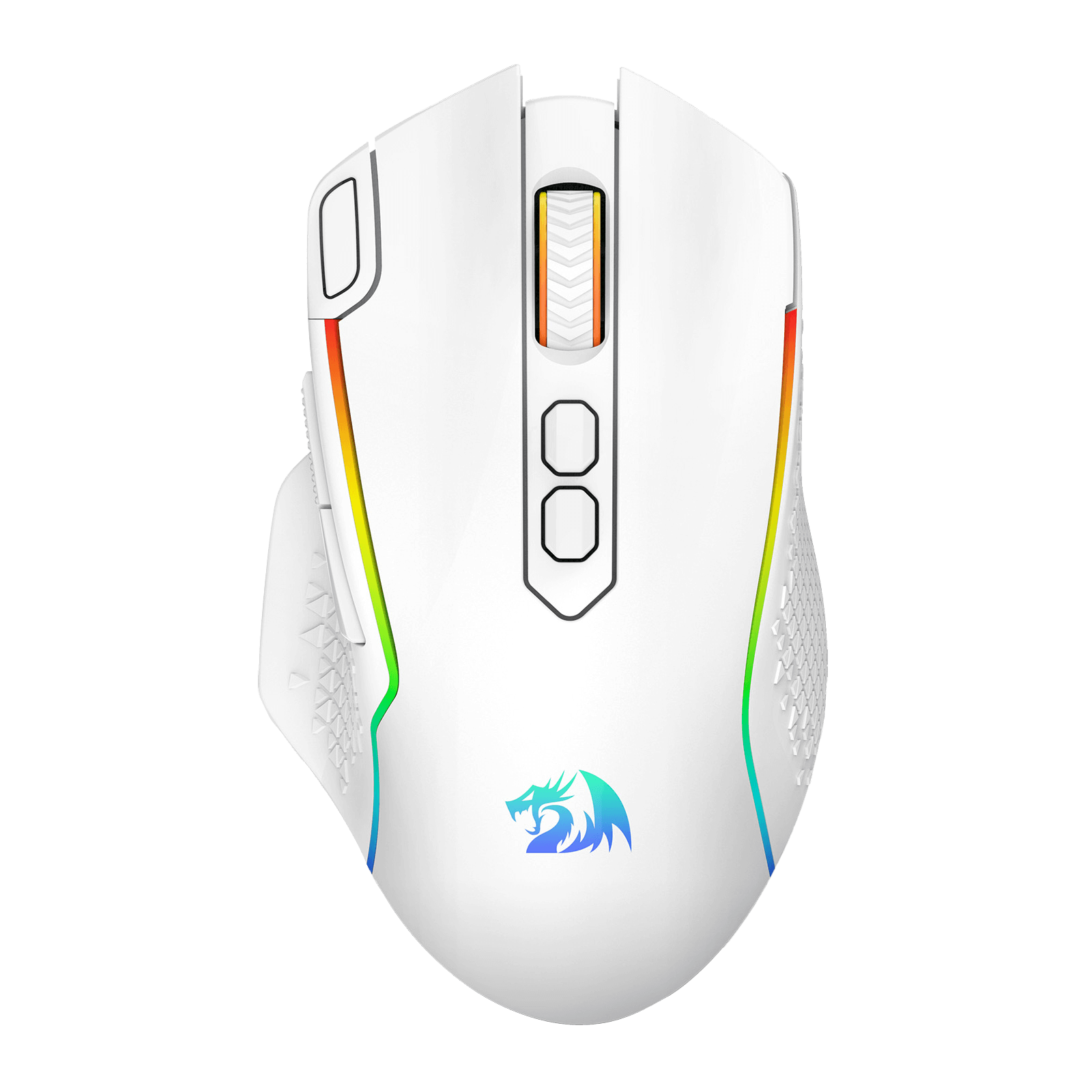 Tetikus Permainan Wayarles Redragon M810 Pro, Tetikus Gamer Berwayar/Wayarles 10000 DPI dengan Kekunci Tembakan Pantas, 8 Butang Makro, Kapasiti Kuasa Tahan Lama 45 Jam dan Lampu Latar RGB untuk PC/Mac/Laptop