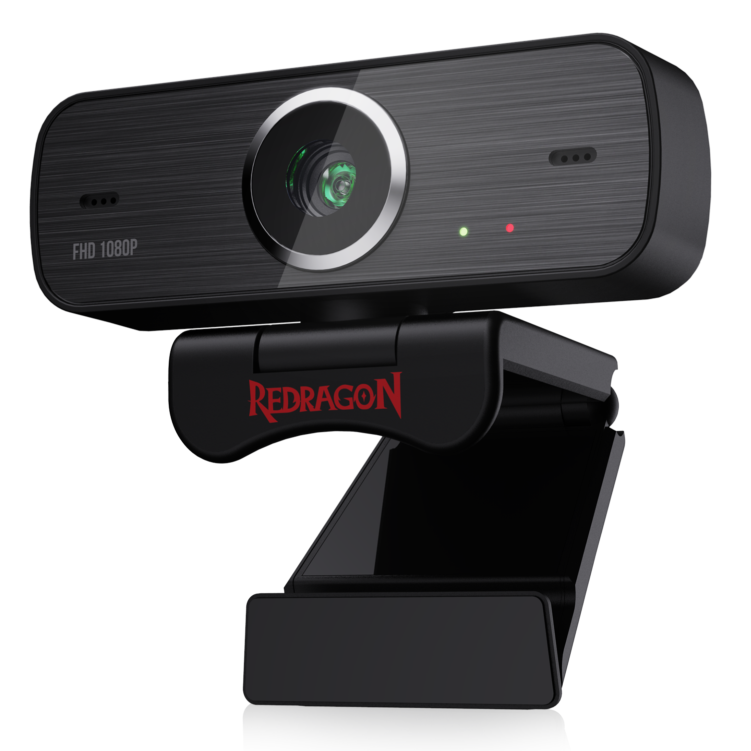 Kamera Web Redragon GW800 1080P dengan Mikrofon Dwi terbina dalam, Putaran 360 Darjah - Kamera Web Komputer USB 2.0 Skype