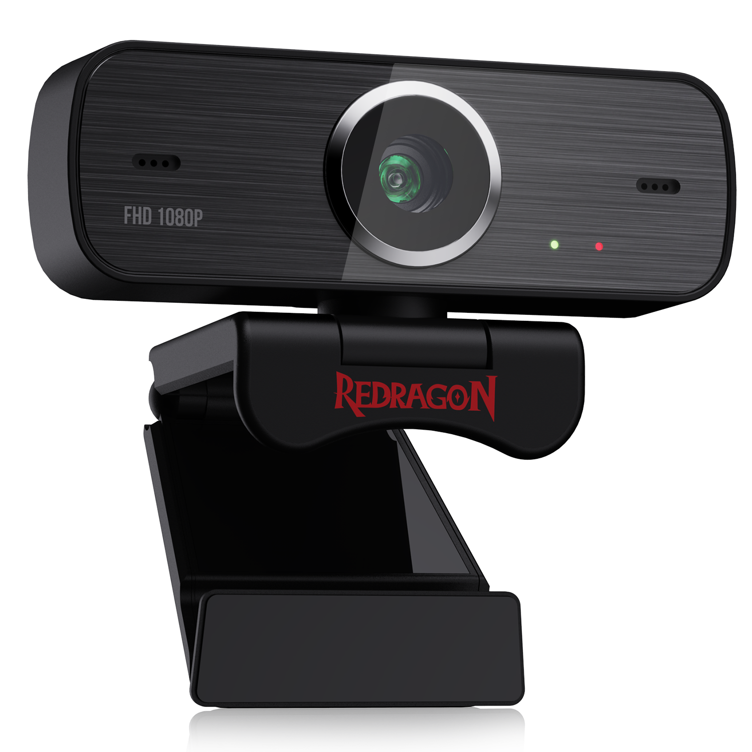 Kamera Web Redragon GW800 1080P dengan Mikrofon Dwi terbina dalam, Putaran 360 Darjah - Kamera Web Komputer USB 2.0 Skype