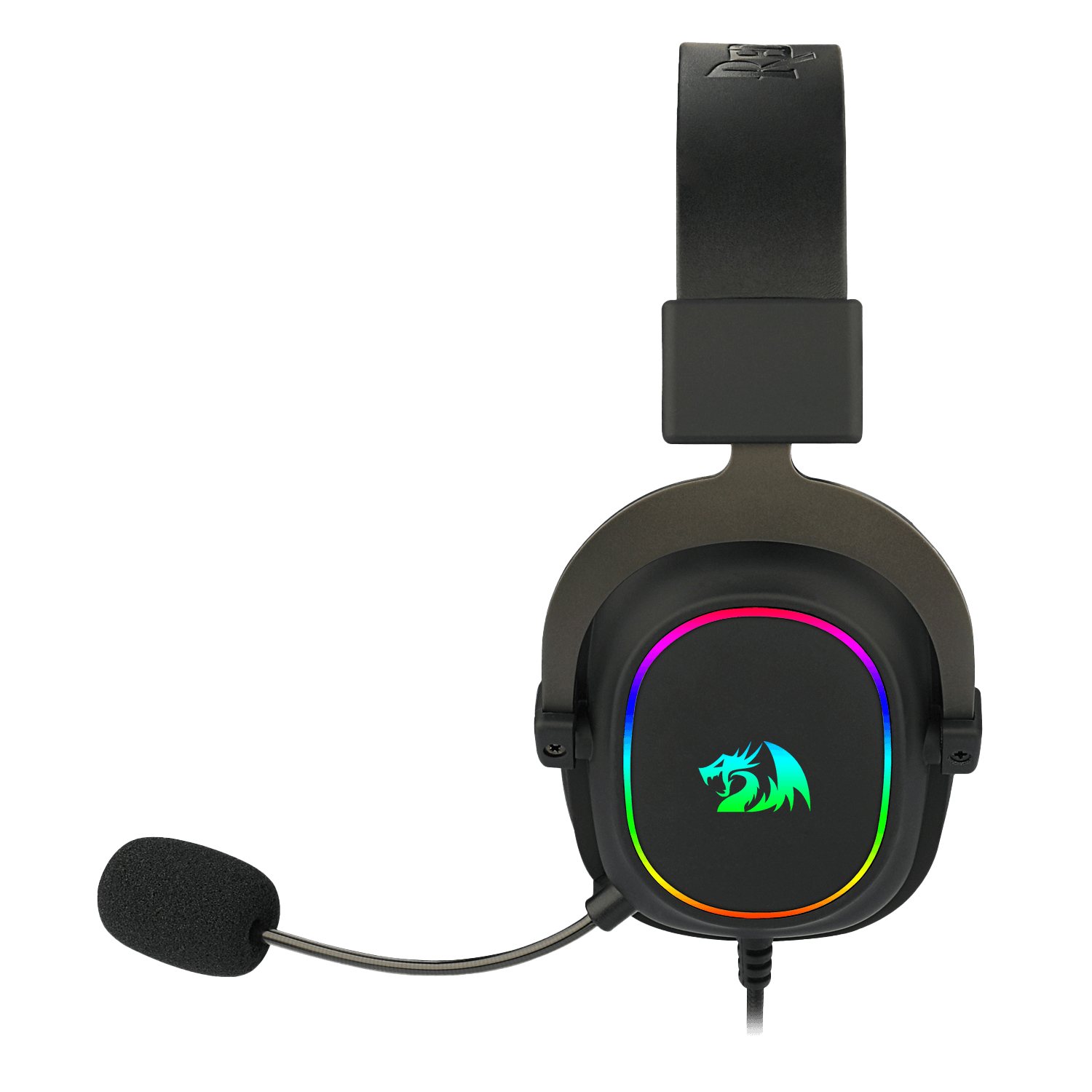 Redragon H510 Zeus-X RGB Fon Kepala Gaming Berwayar - Bunyi Keliling 7.1 - Pemacu Audio 53MM dalam Pad Telinga Buih Memori dengan Penutup Fabrik Boleh Dipercayai - Fon Kepala Berbilang Platform - Berkuasa USB untuk PC/PS4/NS