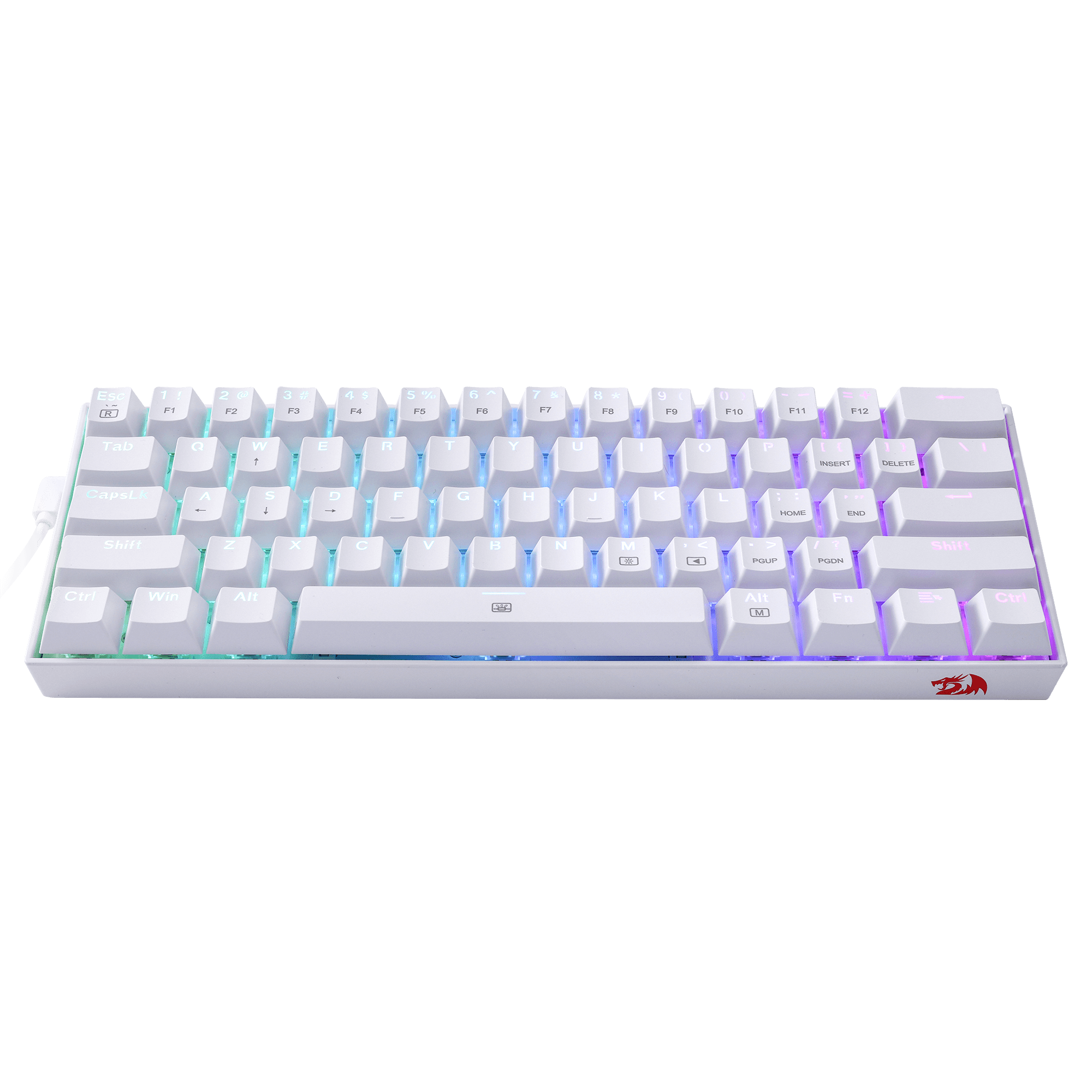 Papan Kekunci Mekanikal Gaming Berwayar Redragon K630W-RGB 60%